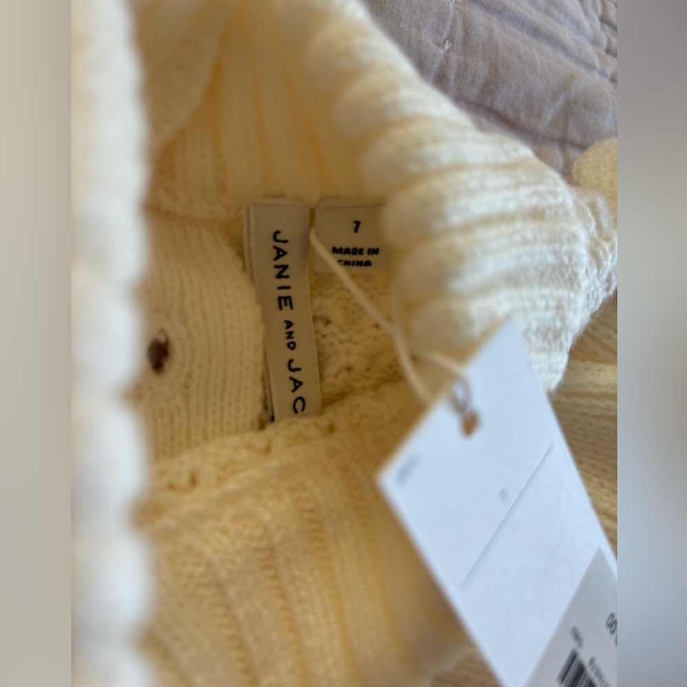 NWT JANIE AND JACK GIRLS SWEATER SIZE 6 - Picture 3 of 3